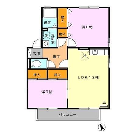 エトワールパレス　Ｆ棟　の物件間取画像